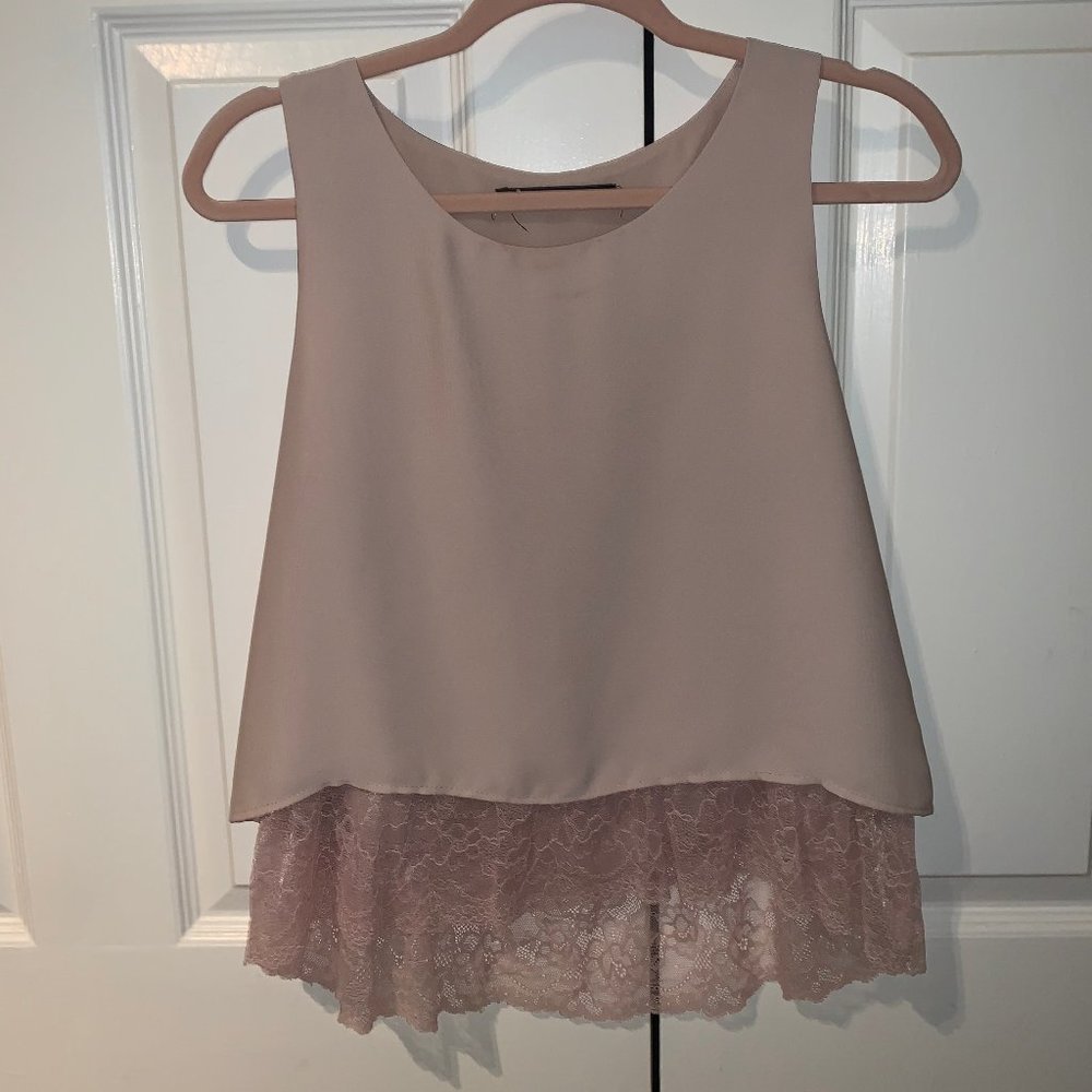 Zara Basic Blush Blouse